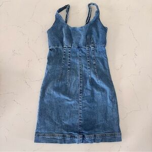 RSQ Girls Medium Blue Denim Top